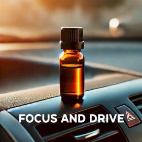 10x 10ml Aromatherapy Car Blend - Focus & Drive - White Label