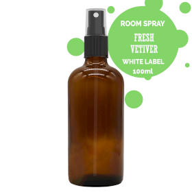 6x 100ml Room Spray - Fresh Vetiver - White Label