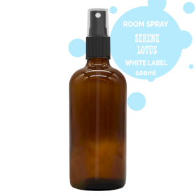 6x 100ml Room Spray - Serene Lotus - White Label