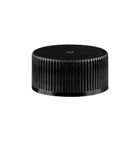 50x Cap for Glass Medicine Bottle Black Plastic Black 28mm