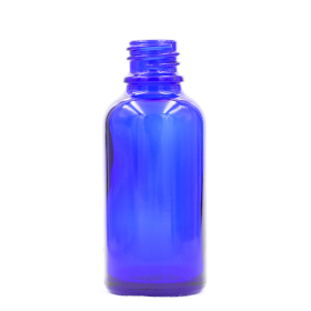 88x 50ml Blue Glass Dropper Bottle - No Cap