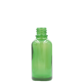 192x 5ml Green Glass Dropper Bottle - No Cap