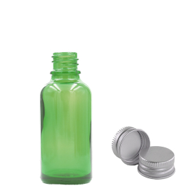 192x 10ml Green Glass Dropper Bottle (Gbot-12) with with Aluminium Cap