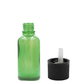 192x 10ml Green Glass Dropper Bottle (Gbot-12) with Child Resistant Dropper Cap