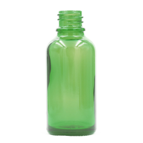 70x 100ml Green Glass Dropper Bottle - No Cap