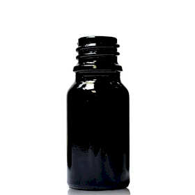 192x 10ml Black Glass Dropper Bottle  - No Cap