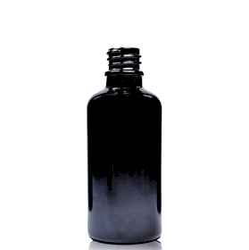 110x 30ml Black Glass Dropper Bottle - No Cap