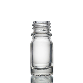 192x 5ml Clear Glass Dropper Bottle - No Cap