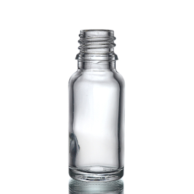 156x 15ml Clear Glass Dropper Bottle - No Cap