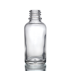 110x 30ml Clear Glass Dropper Bottle - No Cap