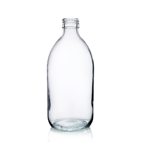 40x 300ml Clear Glass Medicine Bottle