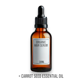 20x Organic Hair Serum 30ml - Carrot Seed - White Label