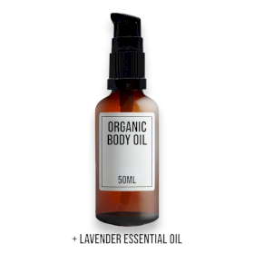 10x Organic Body Oil 50ml - Lavender - White Label