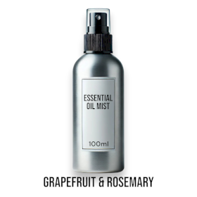 6x 100ml Essential Oil Mist - Grapefruit and Rosemary - White Label