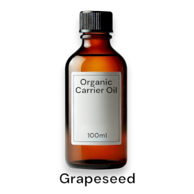 10x Grapeseed Organic Base Oil 100ml - White Label