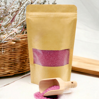 White Label Aromatherapy Bath Potion in Kraft Bag 350g