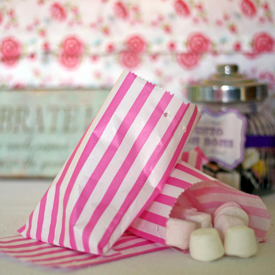 candy stripe bags